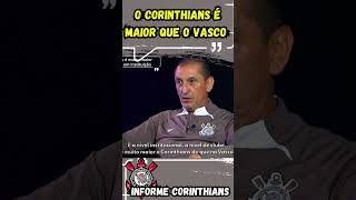 O CORINTHIANS É MUITO MAIOR QUE O VASCO corinthians futebol fyp viralvideo vasco [upl. by Sucramd]