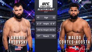 ANDREI ARLOVSKI VS WALDO CORTES ACOSTA FULL FIGHT UFC VEGAS 84 [upl. by Robinett]