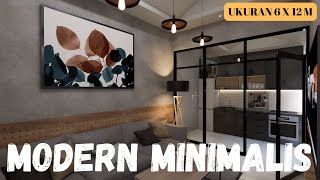 DESAIN RUMAH MODERN MINIMALIS quot6X12quot [upl. by Brian824]