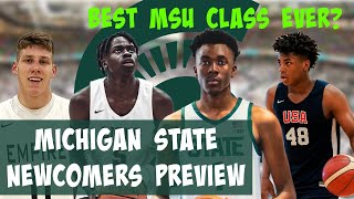 MSU Basketball Newcomers Breakdown  202324 Freshmen [upl. by Phaidra1]