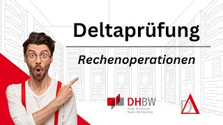 Die Deltaprüfung der DHBW Rechenoperationen  PlanToDelta [upl. by Hadden]