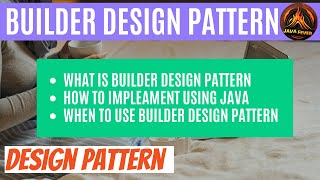 Builder Design Pattern  Design Pattern  Java Fever [upl. by Deloria336]