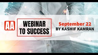 AA webinar to success for Sept 22 exams by Kashif KamranFCCA [upl. by Airemat]