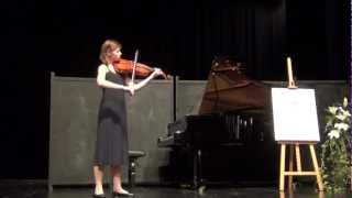 OLGA KOWALCZYK  viola B Campagnoli  Caprice No 24 op 22 [upl. by Acyre]