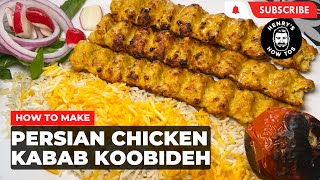 How To Make Persian Chicken Kabab Koobideh  Ep 586 [upl. by Nnylsia888]