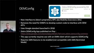 Zebra DevTalk  Testing Exported XML before EMM Deployment via OEMConfig  March 2021 [upl. by Anahtor]