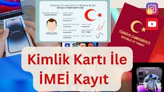 EDevlet Kimlik Kartı İle imei Kayıt Nasıl Yapılır Yurda Giriş Kontrolü Başarısız Hatası  Kıbrıs [upl. by Junie]