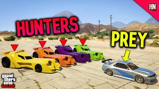 2 Fast 2 FURIOUS  GTA 5 ManHunt [upl. by Arriec493]