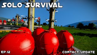 Space Engineers  Solo Survival Contact Ep 12 [upl. by Perusse]