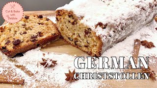 GERMAN CHRISTSTOLLEN BREAD  DRESDENER STOLLEN GERMAN Subs [upl. by Steffane]