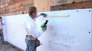 Tyvek stucco wrap [upl. by Friedrick]