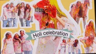 Holi celebration at SNGNC IGMC Shimla💕 medical student [upl. by Gnot690]