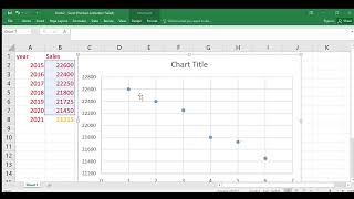 simple forecasting using linear trend model [upl. by Conte]