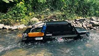 Cool TRX6 Mercedes Benz AMG G63 6x6 Traxxas Scale 110 Off Road Driving in Water  Still Survive [upl. by Iz]