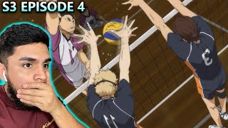 TSUKISHIMA BLOCKS USHIJIMA  Haikyuu Season 3 Episode 4 REACTION [upl. by Sue]