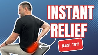 Lower Back Pain Relief From Sitting  Do NOT Make This Mistake [upl. by Aibun]