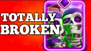 THE NEW WALL BREAKERS EVOLUTION IS TOTALLY BROKEN  Clash Royale [upl. by Annaej]