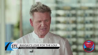 Chelsea Haynes goes oneonone with celebrity chef Gordan Ramsay [upl. by Jemmie136]