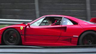 Ferrari F40 Acceleration Tunnel  Rev HD [upl. by Asiuqram]