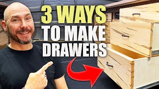 3 Ways To Build EASY DIY Drawers  Good Better Best [upl. by Kruger]