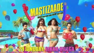 Mastizaade First Motion poster  Trailer [upl. by Felike574]