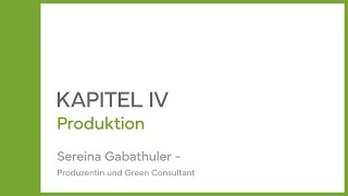 Kapitel IV  Produktion [upl. by Golding288]