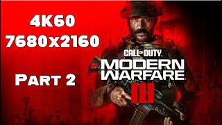 Call of Duty Modern Warfare III  4K60 329 PC  No Commentary  Part 2 [upl. by Aruam759]