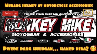 Monkey Mike Motogear  Murang bilihan ng helmet at accessories [upl. by Meedan740]