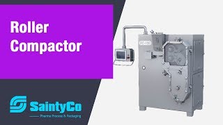 Roll Compactor for Pharmaceutical Dry Granulation Saintyco [upl. by Annoit]