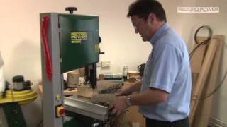 An Overview and Demonstration of Record Powers BS350S Premium 14quot Bandsaw [upl. by Ayotnahs]