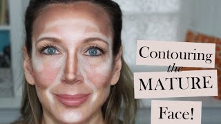 How to Contour the Mature Face  Contouring amp Highlighting Tutorial [upl. by Constantina]