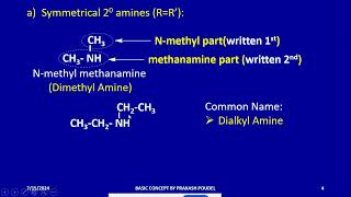 NAMING OF AMINES [upl. by Sorcim]