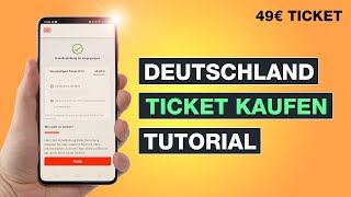 Deutschland Ticket kaufen  So bekommst du das 49€ Ticket der Deutschen Bahn  Testventure [upl. by Odlanyar]