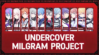 FULL VER Undercover  アンダーカバー Color Coded Lyrics 【MILGRAM  ミルグラム】【 Project Sekai  プロセカ AI Cover】 [upl. by Okihcim]