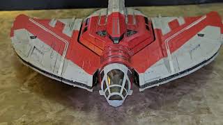 Star Wars Micro Galaxy Squadron Ahsoka Tanos T6 Shuttle Unboxing and Review [upl. by Prospero]