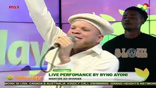 Byno Ayonis was born to sing 😍🎤 What a performance on TV3Newday🤭😲 [upl. by Ytsihc886]