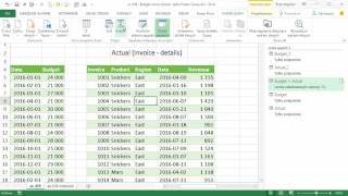 excel639  Budget versus Actual budżet kontra wykonanie  tylko Power Query [upl. by Izmar]