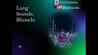 Lung Sounds Rhonchi [upl. by Randell847]