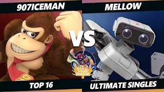 Show Me Your Moose 2  907Iceman Donkey Kong Fox Vs Mellow ROB Smash Ultimate  SSBU [upl. by Eliathas]