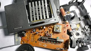 World Radio Receiver Tesco Rad108 Disassembly [upl. by Quintessa]