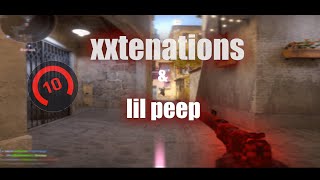 Lil Peep amp XXXTENTACION  Falling Down cs2 montage [upl. by Sewel]