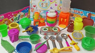 Play with Amazing mini kitchen set MINI CLAY Dolliyon [upl. by Enylcaj491]