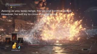 Dark Souls III Yhorm of Profaned Capital boss Tutorial [upl. by Nic]