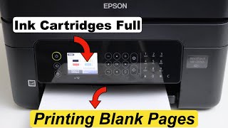 Epson WF 2850 Printing Blank Pages When Ink Cartridge Shows Full [upl. by Arras]