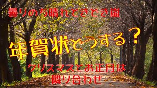 【曇りのち晴れときどき嵐】年賀状値上げ 年賀状じまいしますか？ チカのつぶやき [upl. by Notyap]