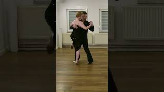 Argentine Tango  Ocho Cortado with Gancho Backward Ochos Front Boleo  tangoargentino tango [upl. by Retseh]