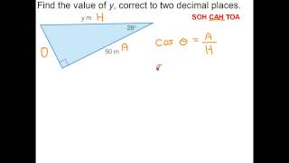 Using Trigonometry to Find the Hypotenuse [upl. by Brock]