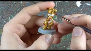 Blood Angels Sanguinary Guard Warhammer 40K Painting Video [upl. by Eiuqcaj]