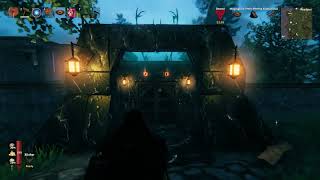 Day 2400 Valheim main build city tour No mods no console [upl. by Assed]