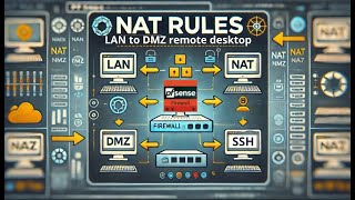 pfSense NAT Rules Remote Desktop from LAN to DMZ SSH Setup [upl. by Hazeghi]